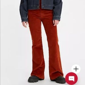 70'S HIGH RISE FLARE CORDUROY WOMEN'S JEANS